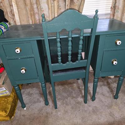 Small desk with chair