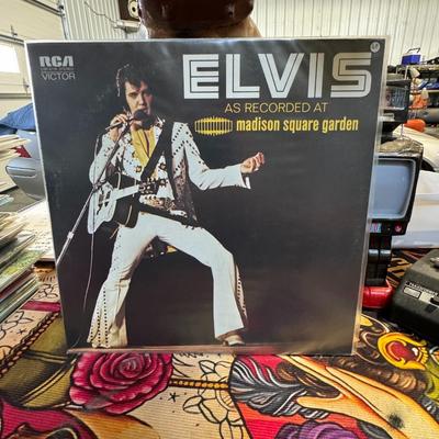Sale Photo Thumbnail #188: "Elvis: As Recorded at Madison Square Garden" by Elvis Presley. 
Here's some information about this iconic live album:
Release and Recording: This live album was originally released in June 1972 by RCA Records, just a week after the concert at Madison Squ