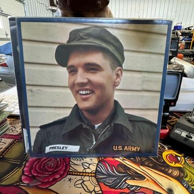 Sale Photo Thumbnail #199: Elvis Is Back! by Elvis Presley, released on RCA Victor. 
Here's some information about this significant album:
Release and Significance: Released on April 8, 1960, this album marked Elvis Presley's triumphant return to recording after serving two years i