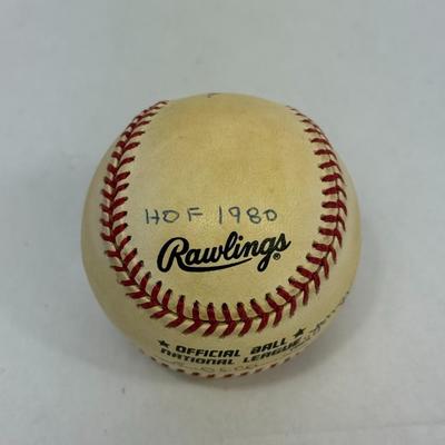 Lot 33: Duke Snider Autographed Baseball – Hall of Fame Center Fielder & Brooklyn Dodgers Icon