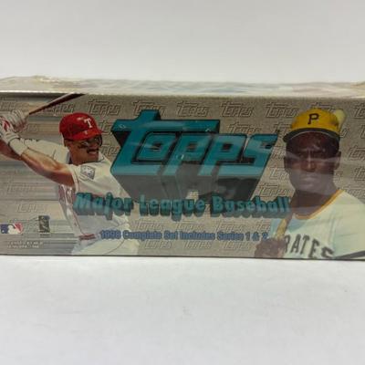 Lot 35: Topps 1998 Baseball Complete Sets 1 & 2 – Factory Sealed! MLB Stars, Rookies & Legends
