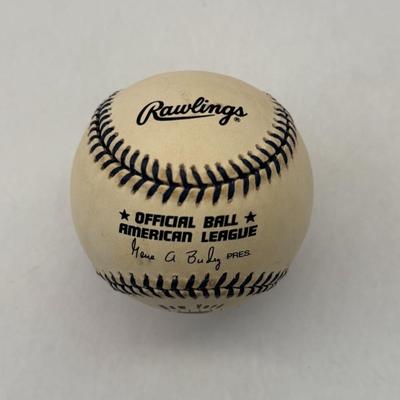 Lot 36: Mickey Mantle Commemorative Official American League Baseball – New York Yankees Legend #7
