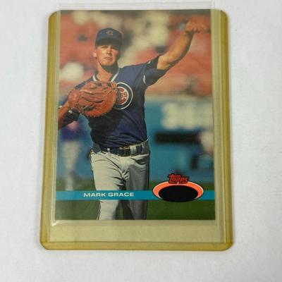 Lot 41: Vintage MLB Baseball Card Lot – 10 Card Collection Featuring Mark Grace, Harold Reynolds, Kirk Gibson & More