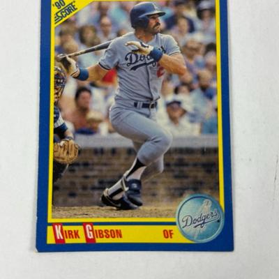 Lot 41: Vintage MLB Baseball Card Lot – 10 Card Collection Featuring Mark Grace, Harold Reynolds, Kirk Gibson & More
