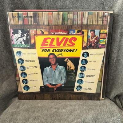 Sale Photo Thumbnail #214: "Elvis for Everyone!" by Elvis Presley. 
Here's more information about this album:
Release and Type: It is a compilation album by Elvis Presley, released by RCA Victor on August 10, 1965, in both mono and stereo formats (LPM/LSP 3450).
Purpose: The album 