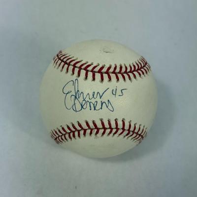 Lot 42: Elmer Dessens #45 Autographed Official MLB Baseball – Signed Ball from Veteran Pitcher
