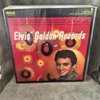 Sale Photo Thumbnail #212: Elvis' Golden Records, a compilation album by American rock and roll singer Elvis Presley. 
Here's some information about this iconic album:
Release and Significance: Issued by RCA Victor in March 1958, Elvis' Golden Records is widely considered to be the