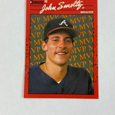 Lot 43: MLB Baseball Card Lot – Stars & MVPs Featuring Mark McGwire, John Smoltz, Kevin Mitchell, Magglio Ordóñez & More – Mixed...