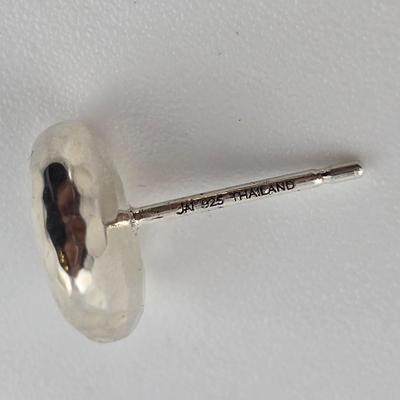 Lot 55: Silver 925 Earrings and Rings / 22g / Sizes 6