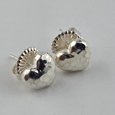 Lot 55: Silver 925 Earrings and Rings / 22g / Sizes 6