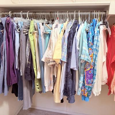 Sale Photo Thumbnail #66: Clothes range M - L

NO CHERRY PICKING or taking ONLY the items you want and leaving the rest! Please arrive with enough time to load. Bring boxes/any tools to assemble /dolly/people to help load/etc.
- Questions? Call Mike at (918)759-7591 or email us
