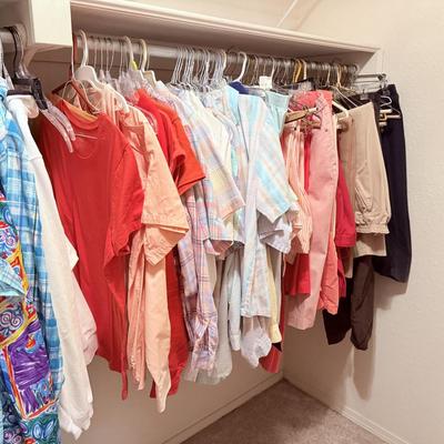Sale Photo Thumbnail #67: Clothes range M - L

NO CHERRY PICKING or taking ONLY the items you want and leaving the rest! Please arrive with enough time to load. Bring boxes/any tools to assemble /dolly/people to help load/etc.
- Questions? Call Mike at (918)759-7591 or email us