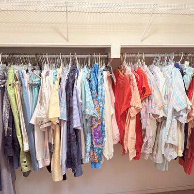 Sale Photo Thumbnail #65: Clothes range M - L

NO CHERRY PICKING or taking ONLY the items you want and leaving the rest! Please arrive with enough time to load. Bring boxes/any tools to assemble /dolly/people to help load/etc.
- Questions? Call Mike at (918)759-7591 or email us
