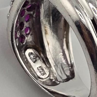Lot 58: (3) 925 Silver Rings with Stones / 1 Fashion Ring / 21g