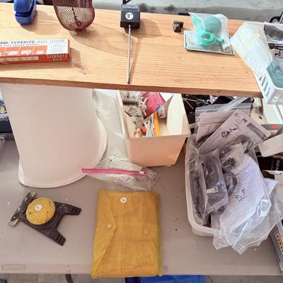 Sale Photo Thumbnail #102: - Tables & shelving stays. 

NO CHERRY PICKING or taking ONLY the items you want and leaving the rest! Please arrive with enough time to load. Bring boxes/any tools to assemble /dolly/people to help load/etc.
- Questions? Call Mike at (918)759-7591 or ema