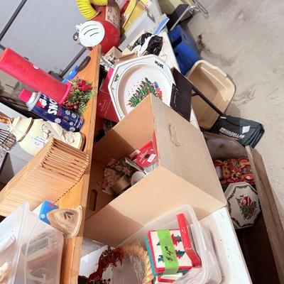 Sale Photo Thumbnail #110: - Tables and shelving are not included. 

NO CHERRY PICKING or taking ONLY the items you want and leaving the rest! Please arrive with enough time to load. Bring boxes/any tools to assemble /dolly/people to help load/etc.
- Questions? Call Mike at (918)75