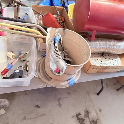 Sale Photo Thumbnail #114: - Tables and shelving are not included. 

NO CHERRY PICKING or taking ONLY the items you want and leaving the rest! Please arrive with enough time to load. Bring boxes/any tools to assemble /dolly/people to help load/etc.
- Questions? Call Mike at (918)75