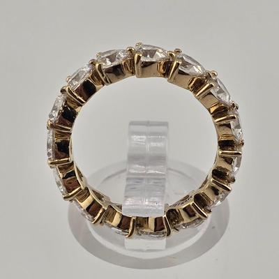 Lot 59: 925 Silver Rings w/ CZ Stones / 8g / Size 6