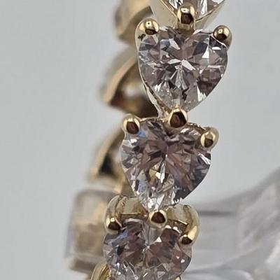 Lot 59: 925 Silver Rings w/ CZ Stones / 8g / Size 6