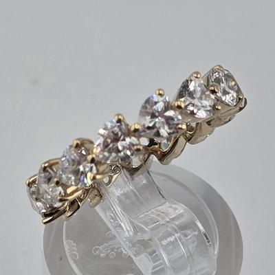Lot 59: 925 Silver Rings w/ CZ Stones / 8g / Size 6
