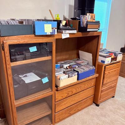 Sale Photo Thumbnail #129: - entertainment center is included. Large wood bookshelf against the wall is not.

NO CHERRY PICKING or taking ONLY the items you want and leaving the rest! Please arrive with enough time to load. Bring boxes/any tools to assemble /dolly/people to help lo