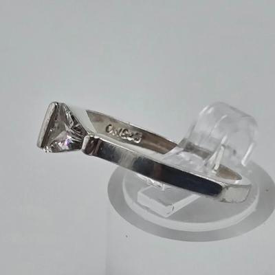 Lot 60: 925 Silver Rings w/ CZ Stones / 16g