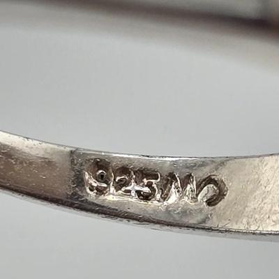 Lot 60: 925 Silver Rings w/ CZ Stones / 16g