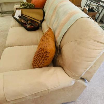 Lot 35: Antique violin, Couch, Art, Collectibles, and more