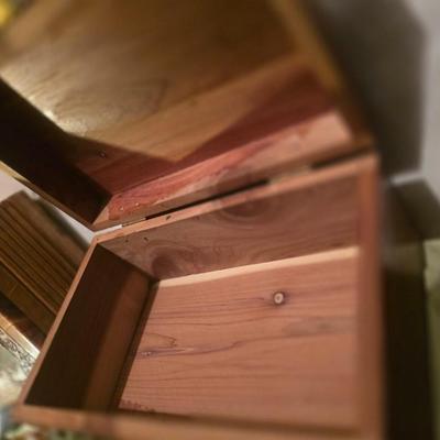 3 WOODEN BOXES