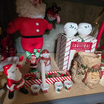GOOD VARIETY OF CHRISTMAS DECORATIONS