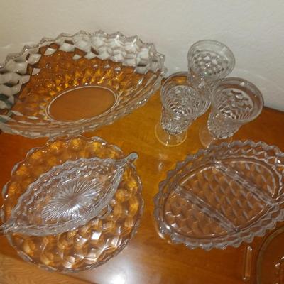 FOSTORIA GLASS SERVING PIECES