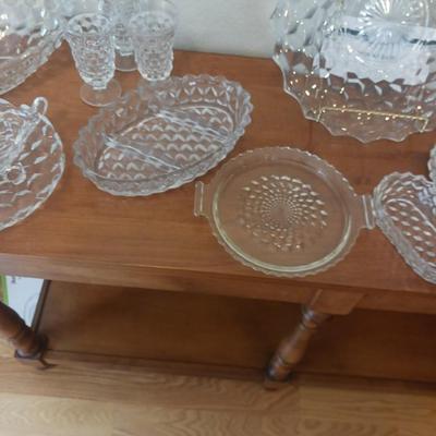 FOSTORIA GLASS SERVING PIECES