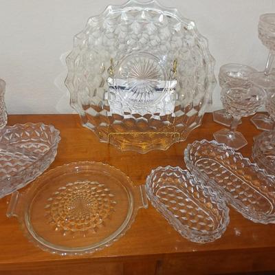 FOSTORIA GLASS SERVING PIECES