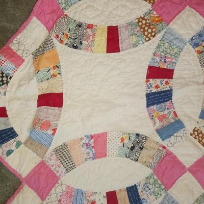 HANDMADE QUILT 72 X 74