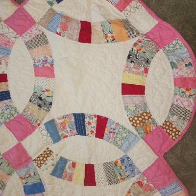 HANDMADE QUILT 72 X 74