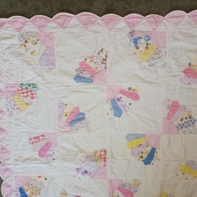SMALLER HANDMADE BABY QUILT