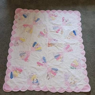 SMALLER HANDMADE BABY QUILT