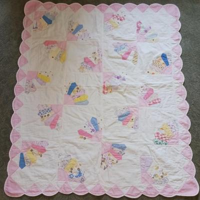 SMALLER HANDMADE BABY QUILT