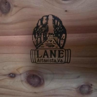 LANE CEDAR CHEST WITH SHELF AND KEY
