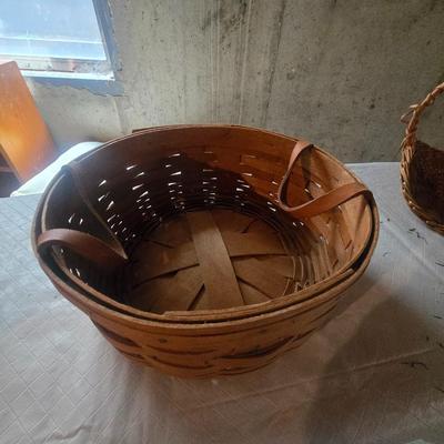 LONGABERGER AND A VARIETY OF OTHER BASKETS