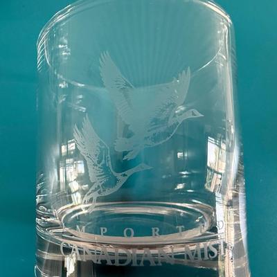 Lowball Import Canadian Mist glasses, and shot F glasses