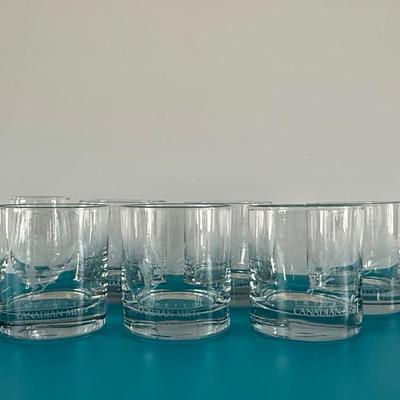 Lowball Import Canadian Mist glasses, and shot F glasses