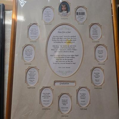 VINTAGE ART IN OVAL FRAMES AND A VARIETY OF PICTURE FRAMES