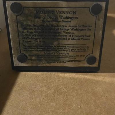 GEORGE WASHINGTON BUST, LITTLE RED WAGON, MINIATURE ANVIL AND MORE