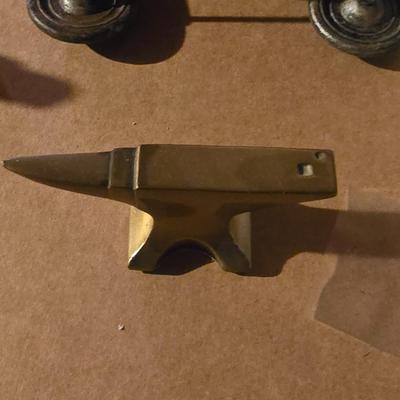 GEORGE WASHINGTON BUST, LITTLE RED WAGON, MINIATURE ANVIL AND MORE