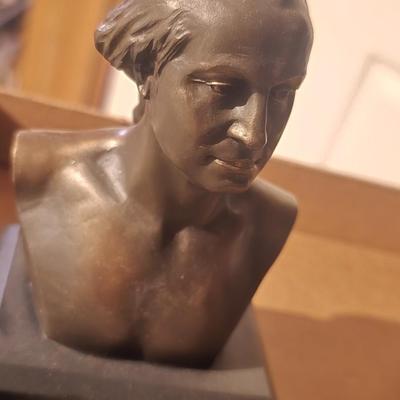 GEORGE WASHINGTON BUST, LITTLE RED WAGON, MINIATURE ANVIL AND MORE
