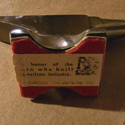 GEORGE WASHINGTON BUST, LITTLE RED WAGON, MINIATURE ANVIL AND MORE