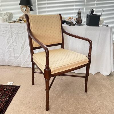 825 Vintage Upholstered Old Hickory Arm Chair