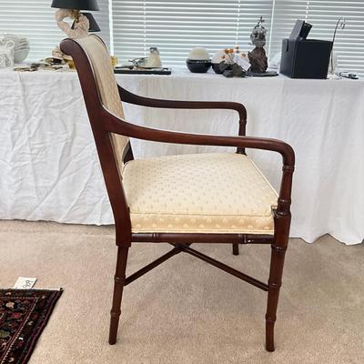 825 Vintage Upholstered Old Hickory Arm Chair