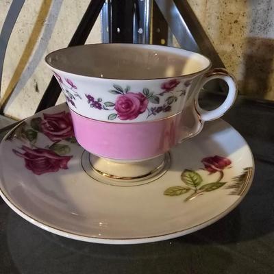 TEACUPS AND SAUCERS